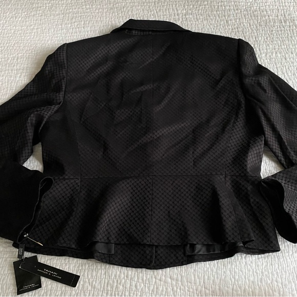 🆕 NWT Tahari x Arthur S. Levine Peplum Blazer Jacket Size 14 MSRP $280 - Picture 8 of 13